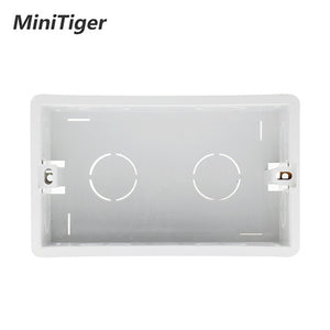 Wall Mounting Box Internal Cassette White Back Box 137*83*56mm