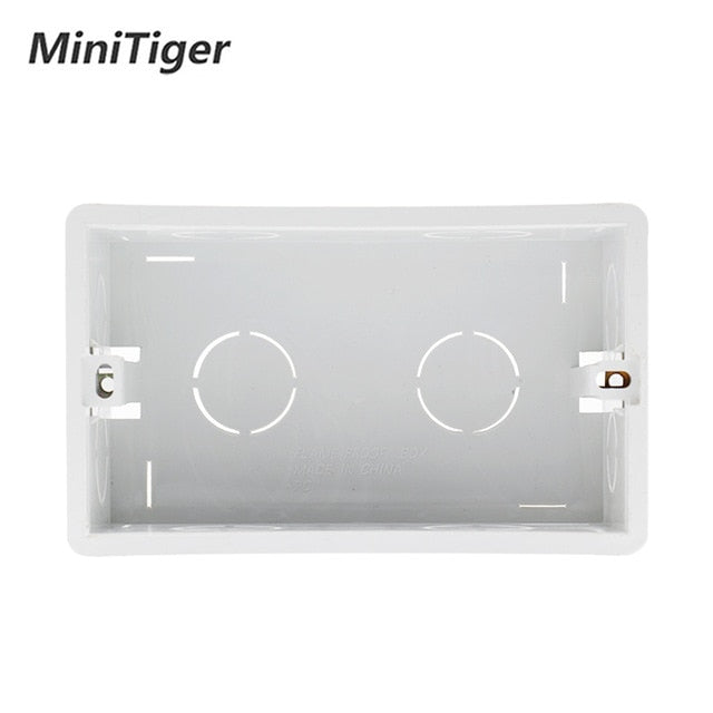 Wall Mounting Box Internal Cassette White Back Box 137*83*56mm
