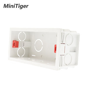 Cassette Universal White Wall Mounting Box 144mm*67.5mm